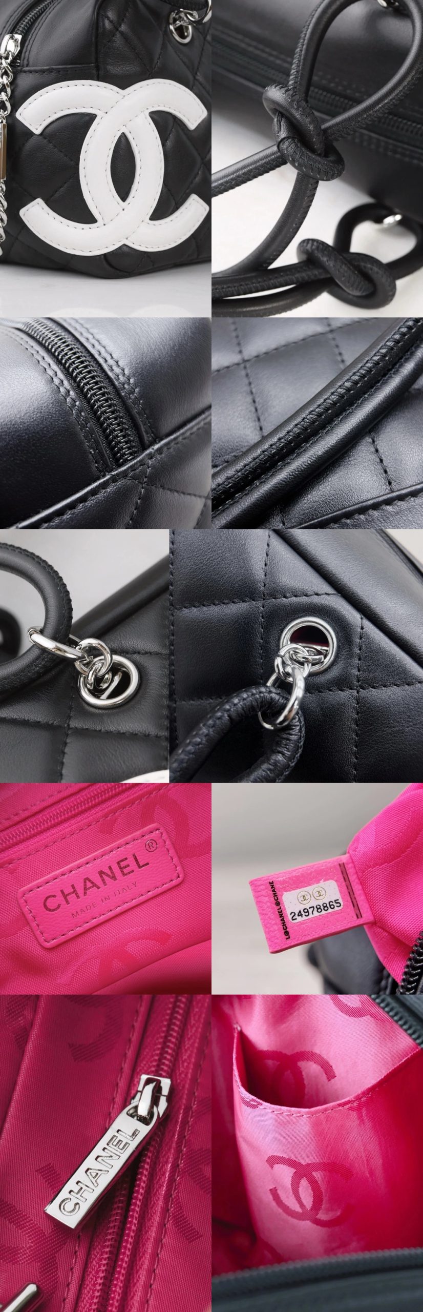 CHANEL Cambon Bowling Hobo Bag Small - image 9