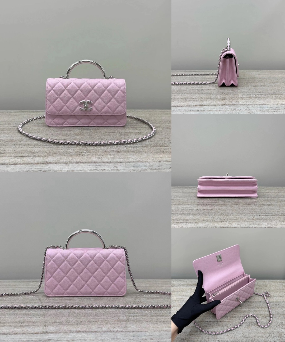 CHANEL Clutch With Chain Handle bag - image 9