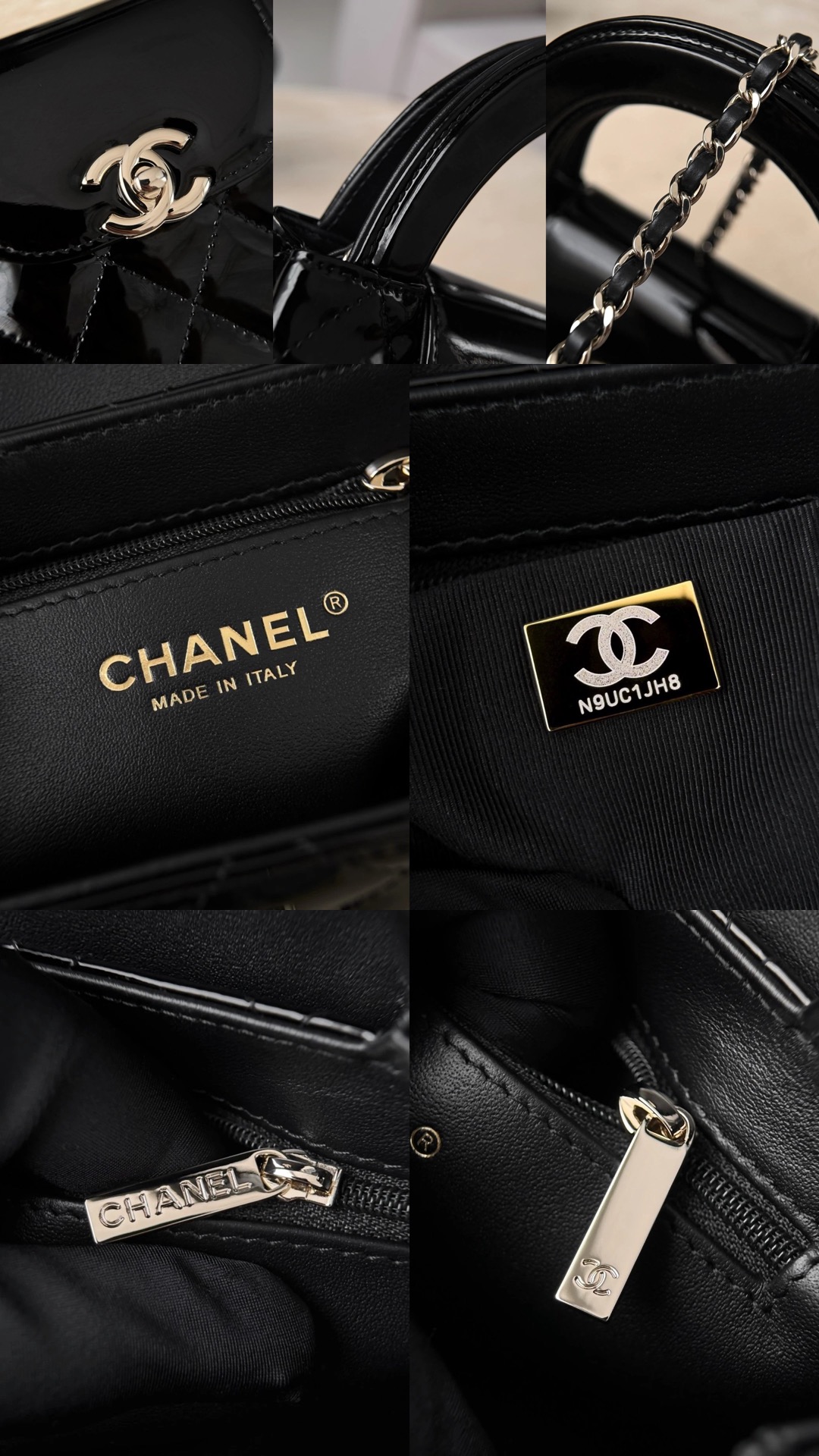 CHANEL Mirror calfskin Kelly Handle Bag - image 7