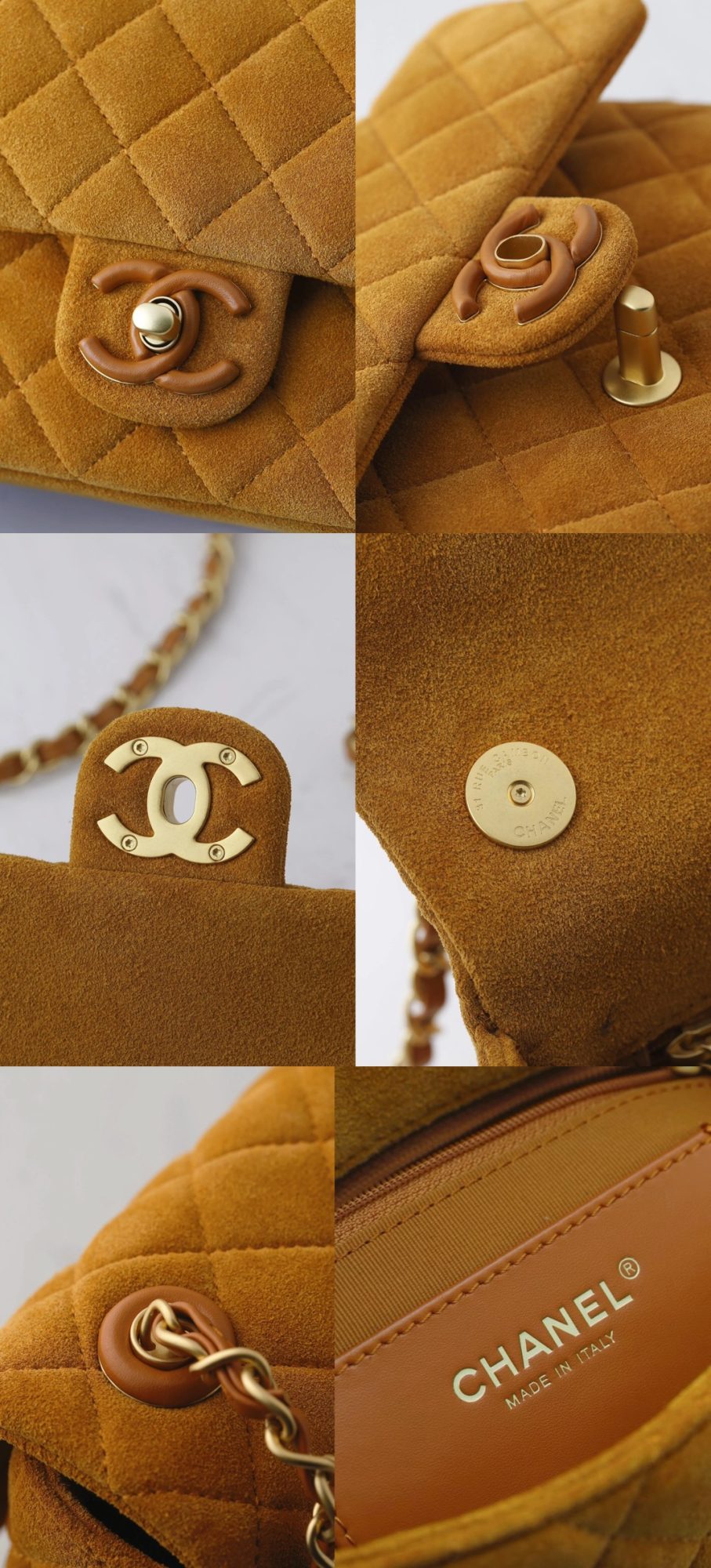 CHANEL 26C Suede Flap Bag MINI - image 8