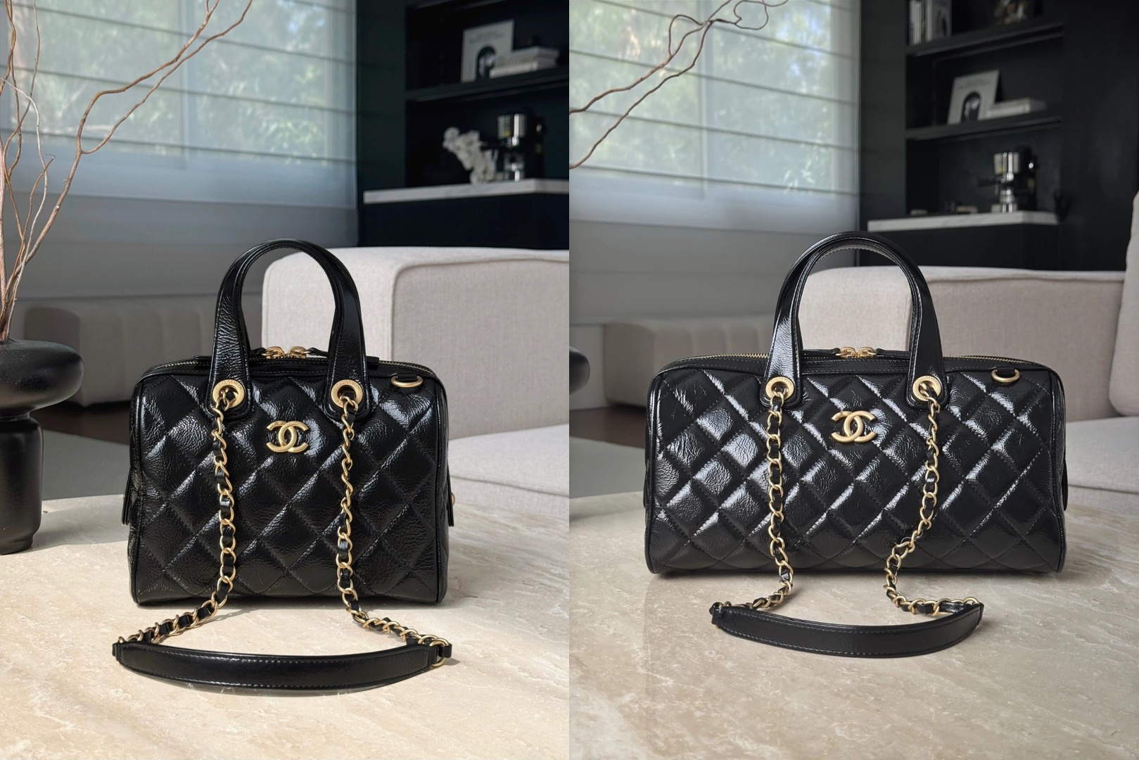 CHANEL 25A Large Bowling Bag - image 7