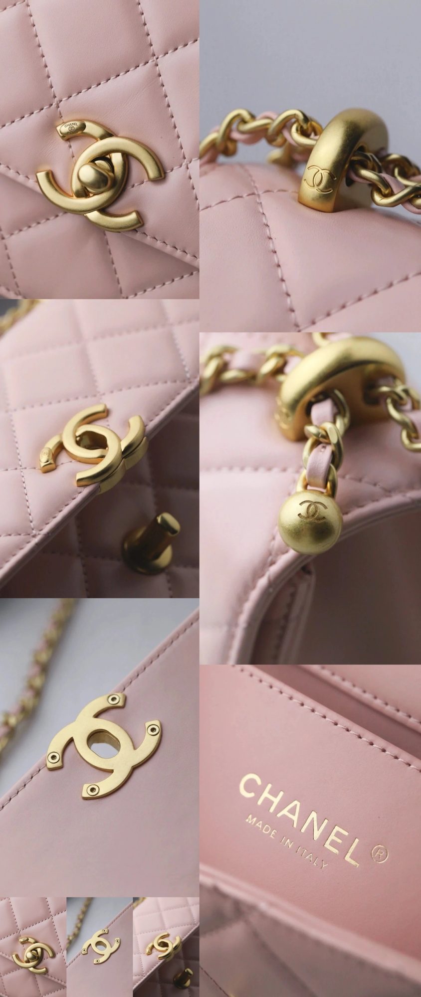 CHANEL Classic WOC with Double Gold Ball Charm - image 10