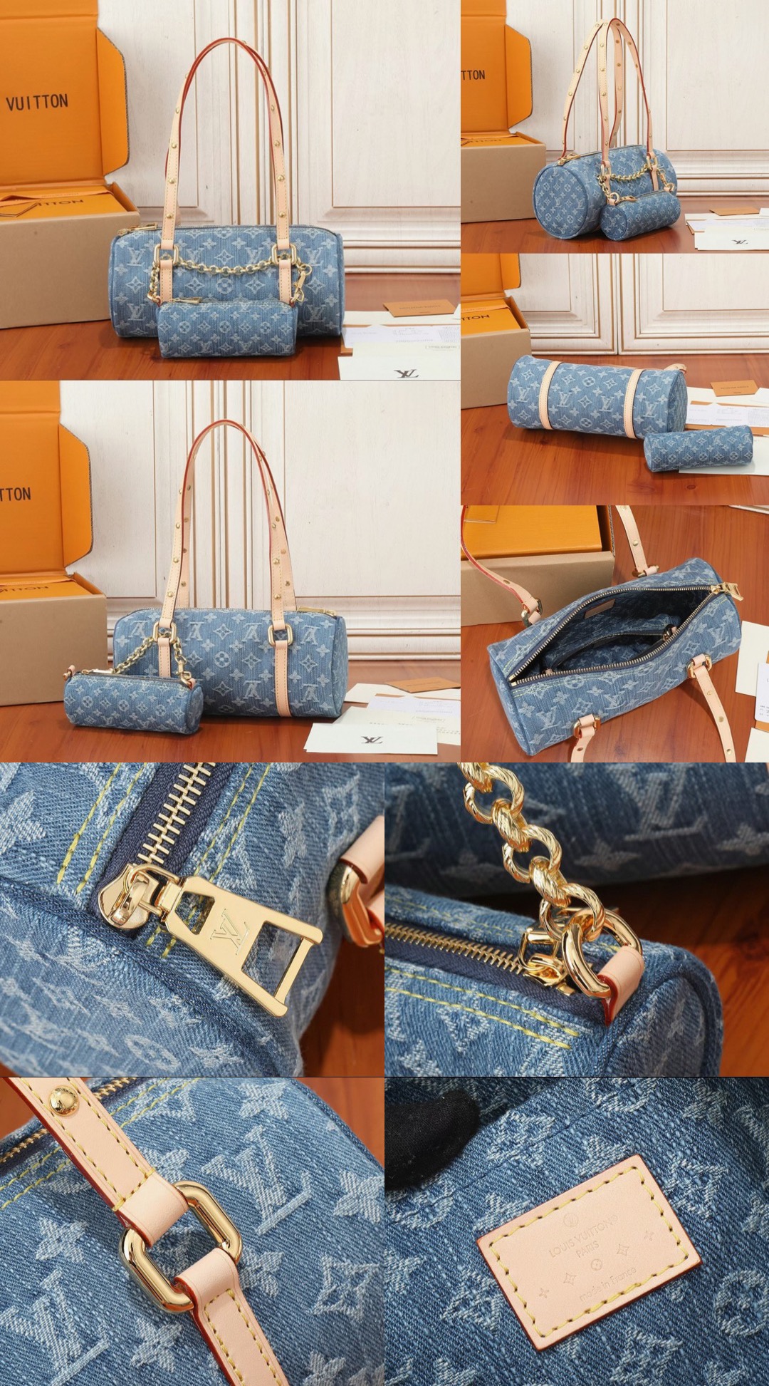 LV Denim Washed Blue Collection M46829 - image 13