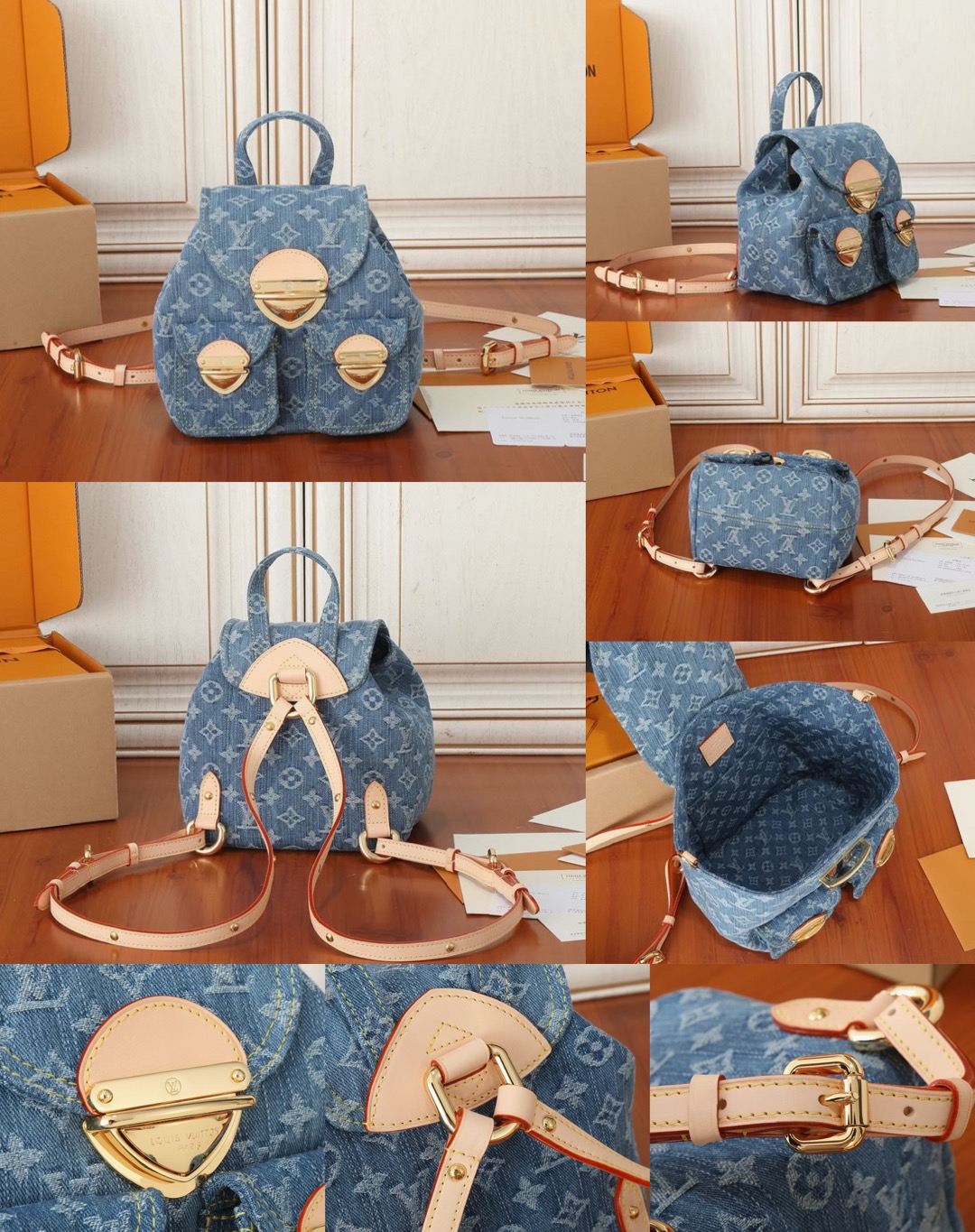 LV Denim Washed Blue Collection M46829 - image 10