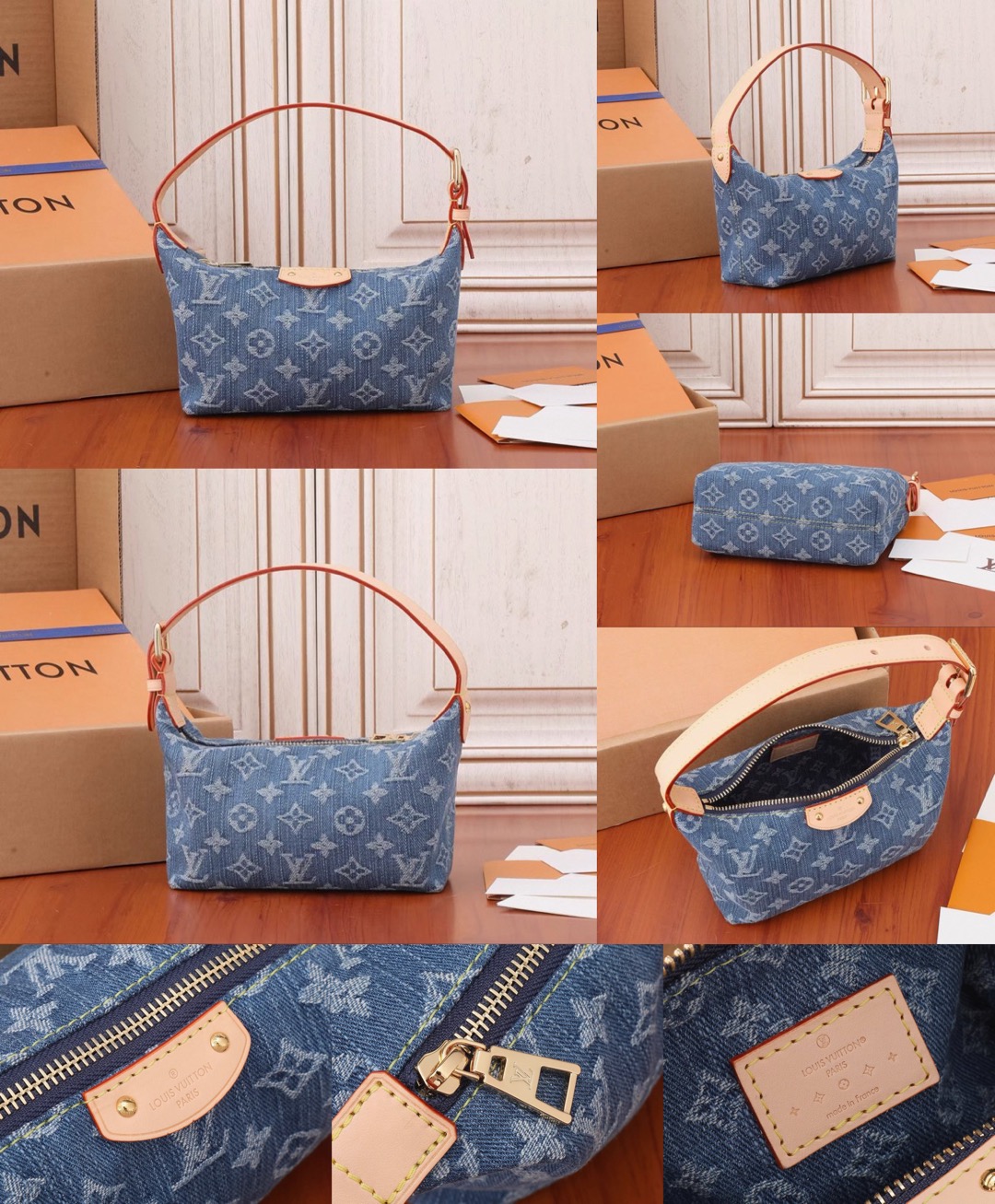 LV Denim Washed Blue Collection M46829 - image 9