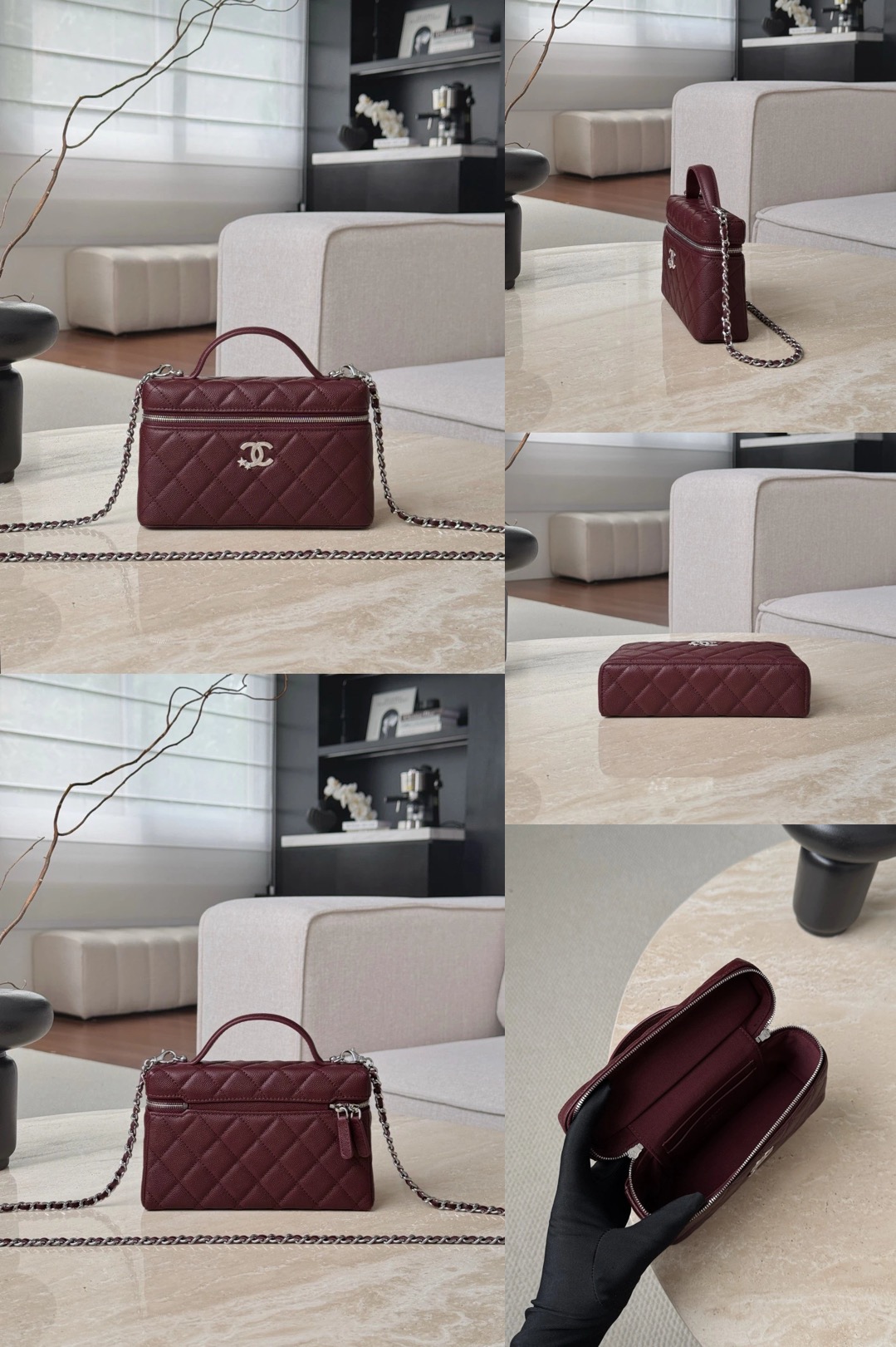 CHANEL Vanity with Chain Strass Star - image 11