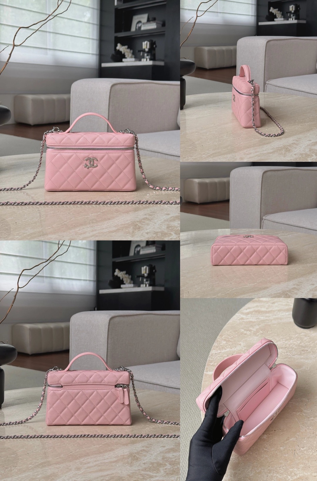 CHANEL Vanity with Chain Strass Star - image 10