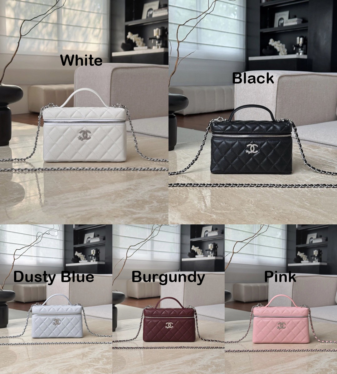 CHANEL Vanity with Chain Strass Star - image 7