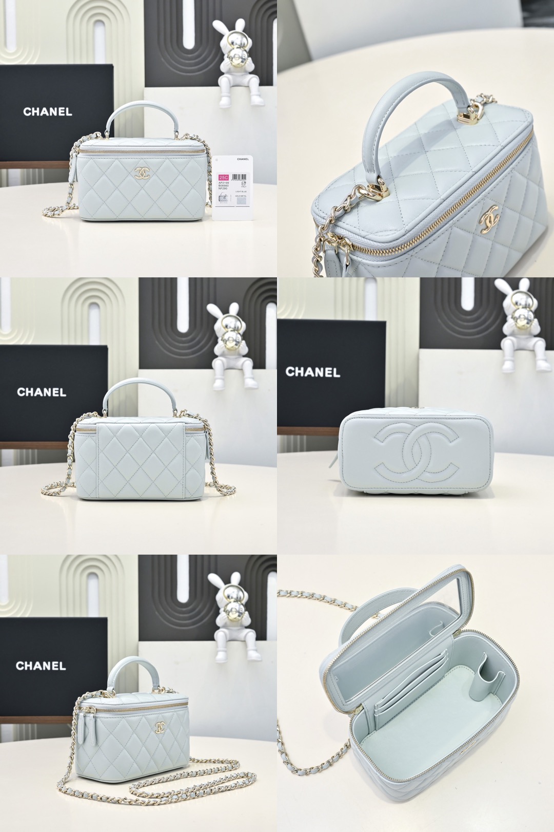 CHANEL Glossy Lambskin Vanity bag - image 16