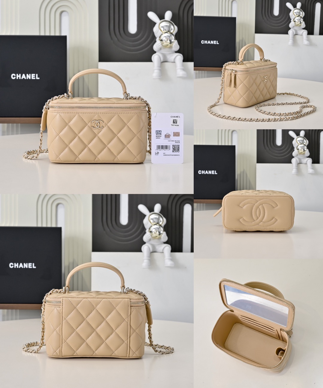 CHANEL Glossy Lambskin Vanity bag - image 14