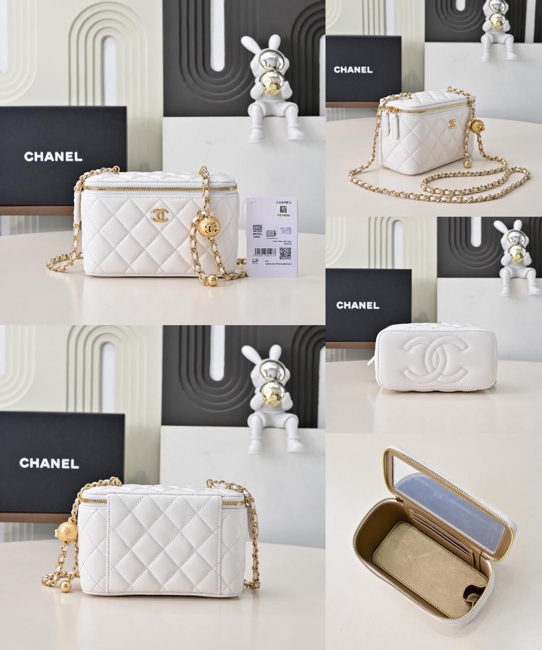 CHANEL 24C Lambskin Vanity Bag - image 12