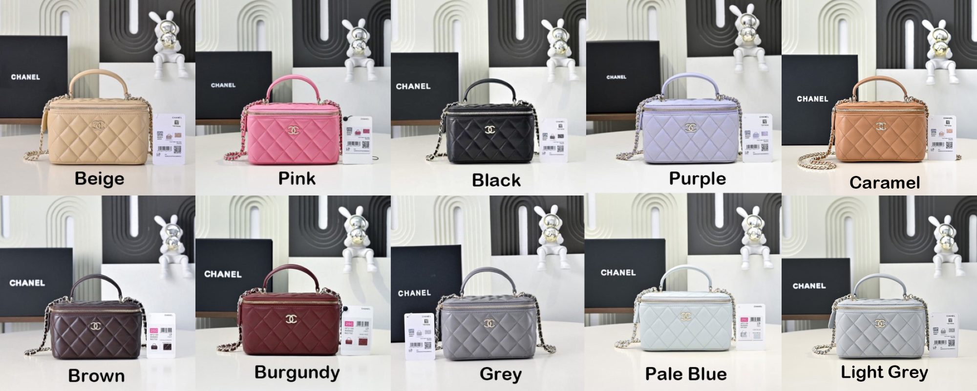 CHANEL Glossy Lambskin Vanity bag - image 8