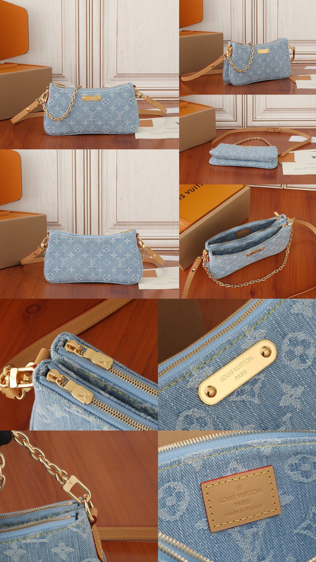 LV Denim Washed Blue Collection M46829 - image 14