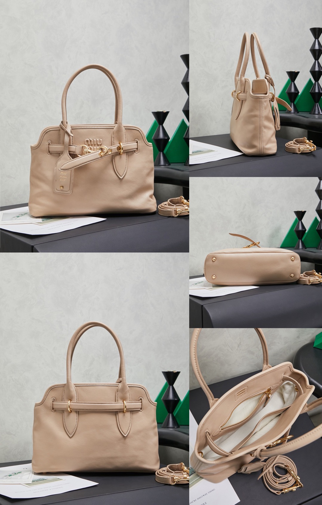 MIUMIU FROM THE RUNWAY Aventure nappa leather top-handle bag Medium - image 13