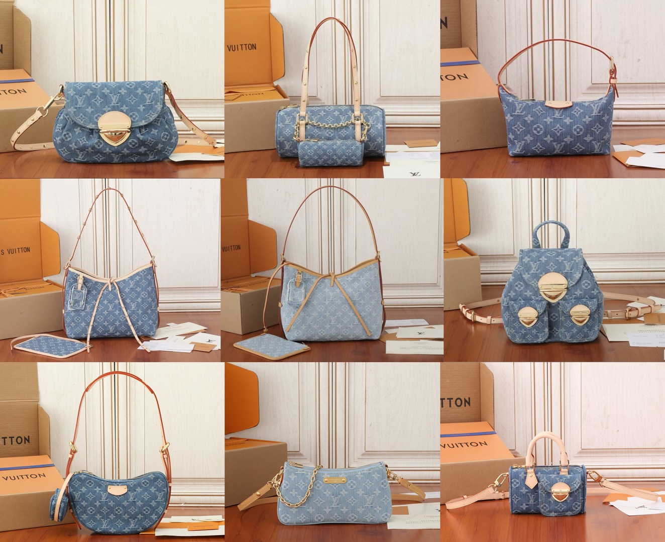 LV Denim Washed Blue Collection M46829 - image 7