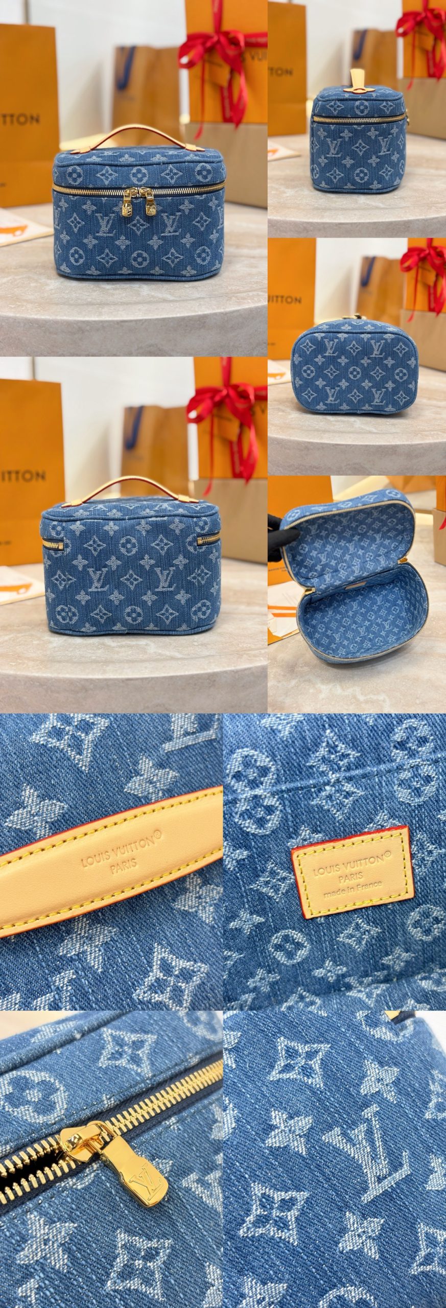 LV All in BB Denim M28107 - image 13
