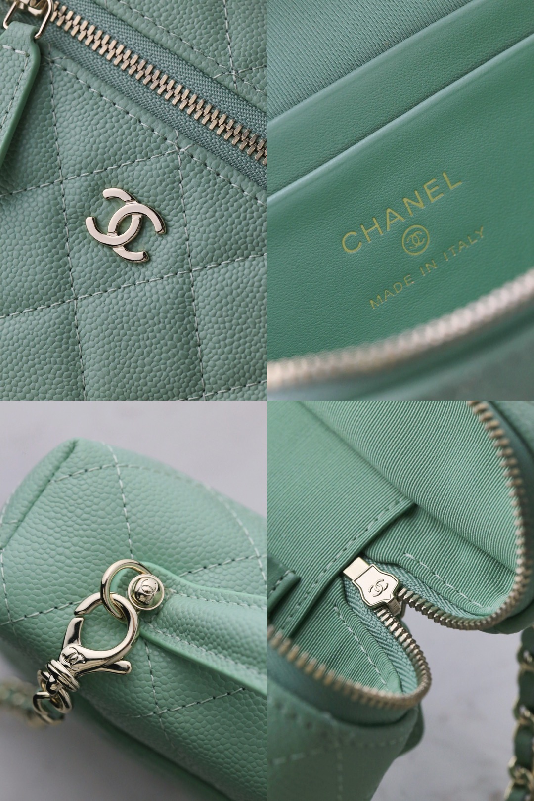 CHANEL Vanity with chain – Grained calfskin - image 7