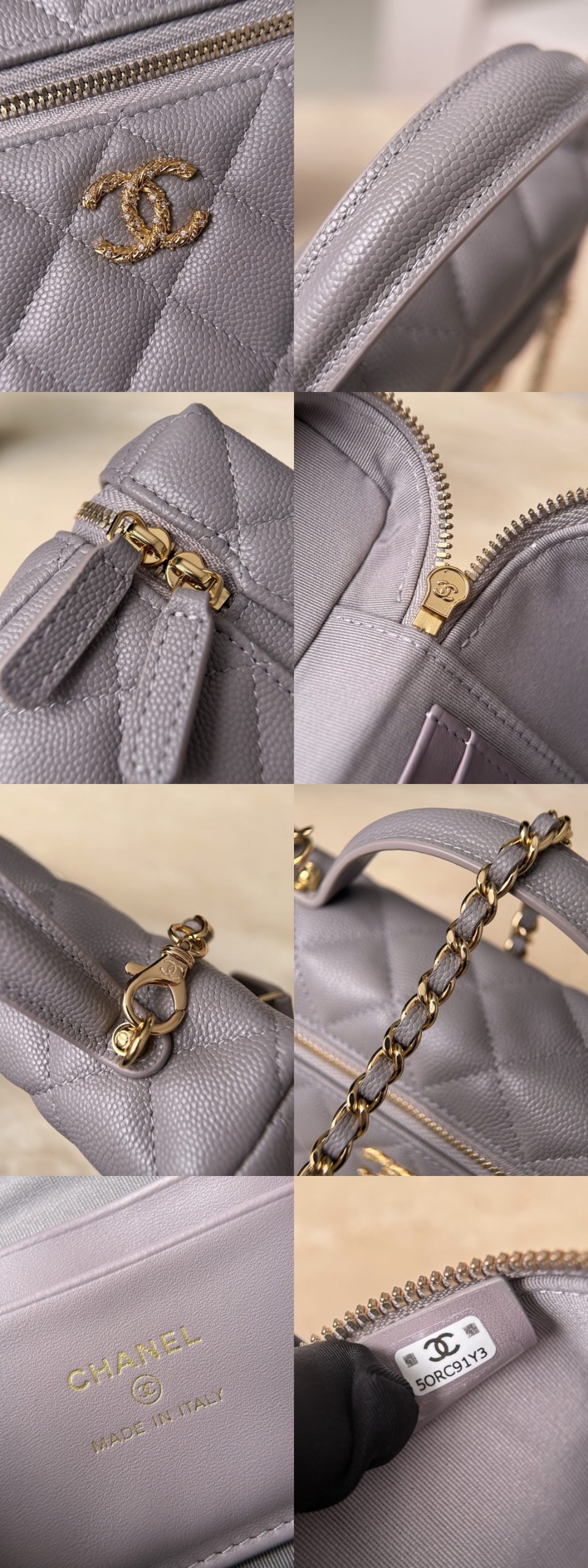 CHANEL 26P Twist Crystal Vanity Bag - image 8