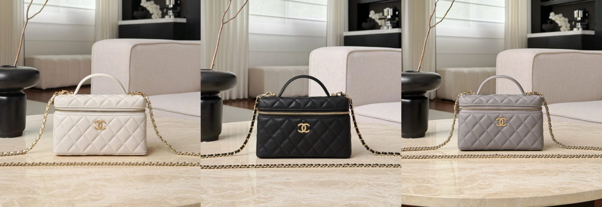 CHANEL 26P Twist Crystal Vanity Bag - image 7