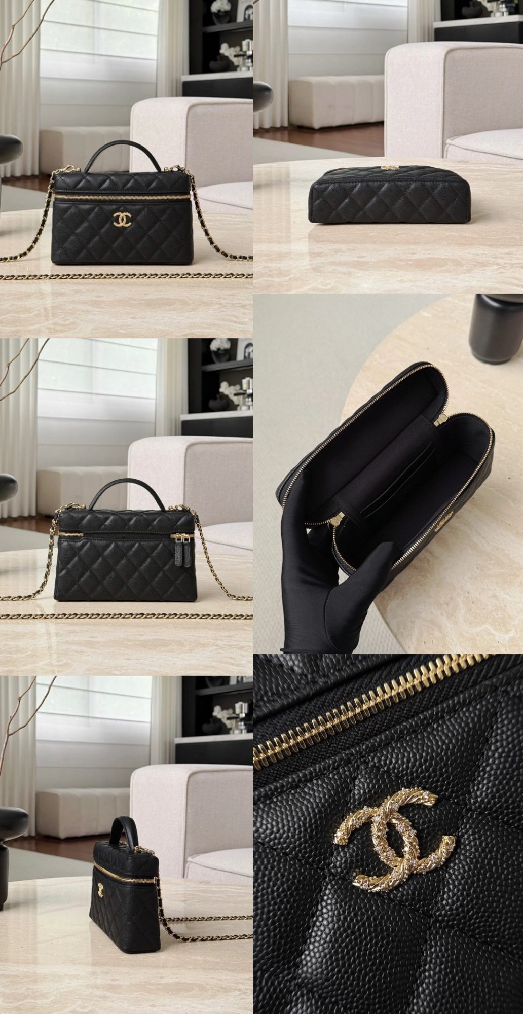 CHANEL 26P Twist Crystal Vanity Bag - image 10