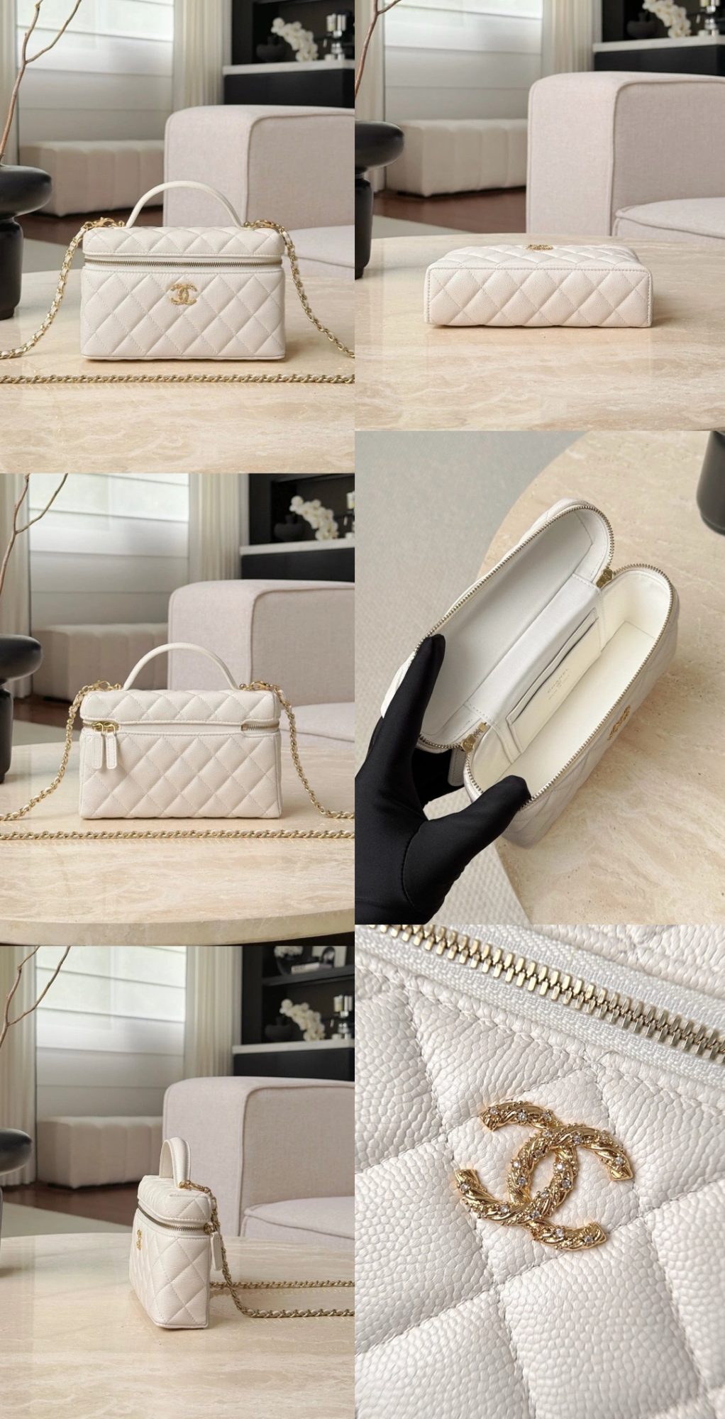 CHANEL 26P Twist Crystal Vanity Bag - image 9