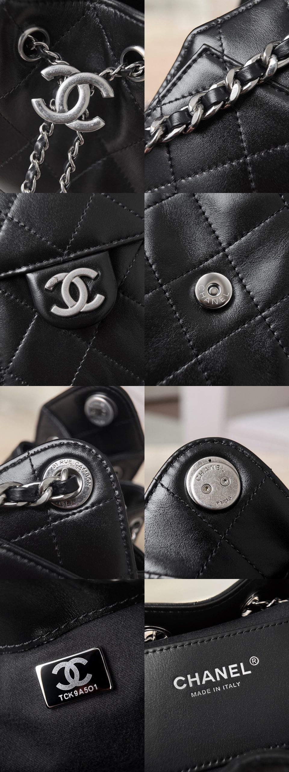 CHANEL 26C 25Bag Aged Calfskin In Black - image 7