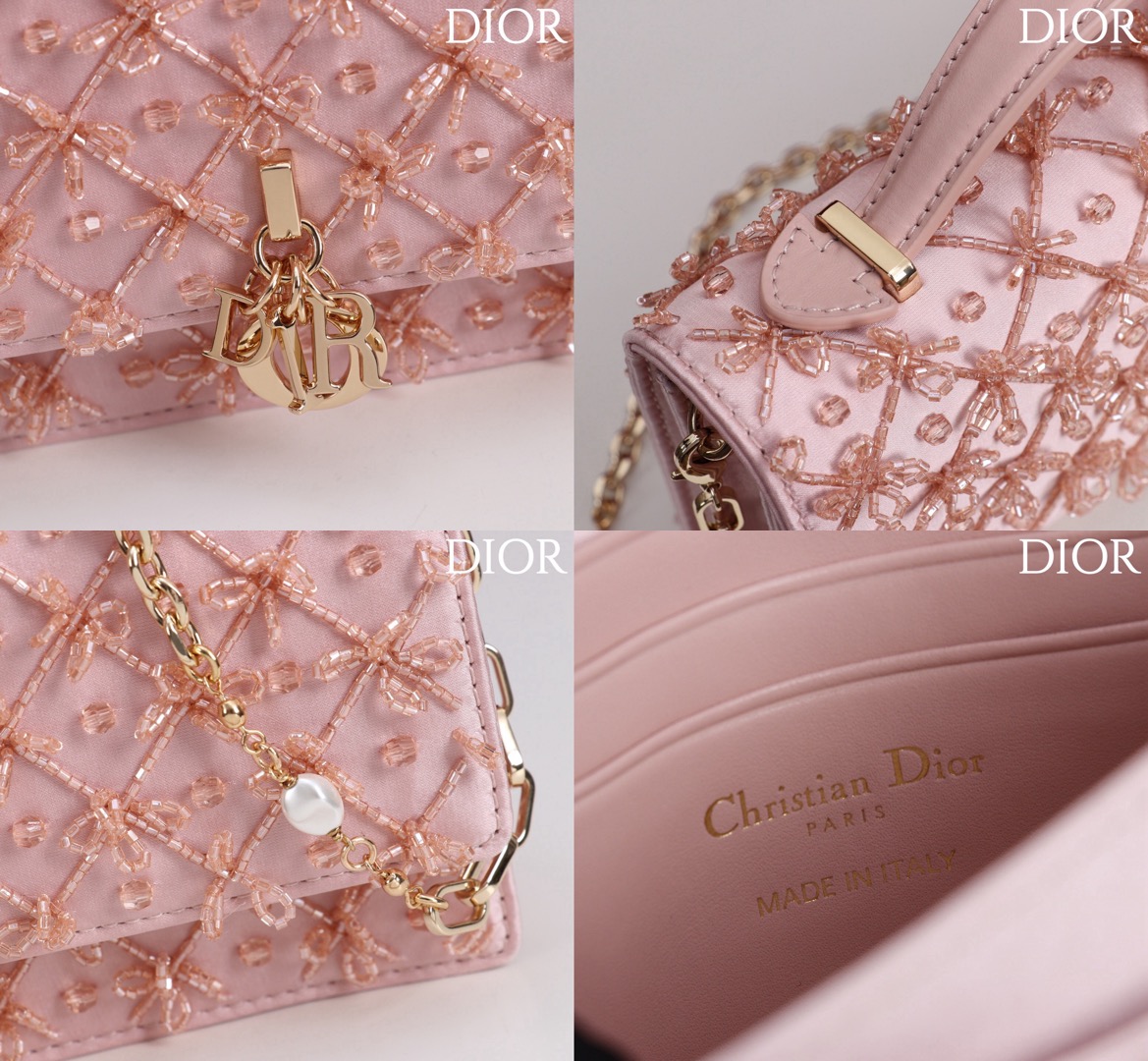 Mini My Dior Bag – Pink Satin - image 8