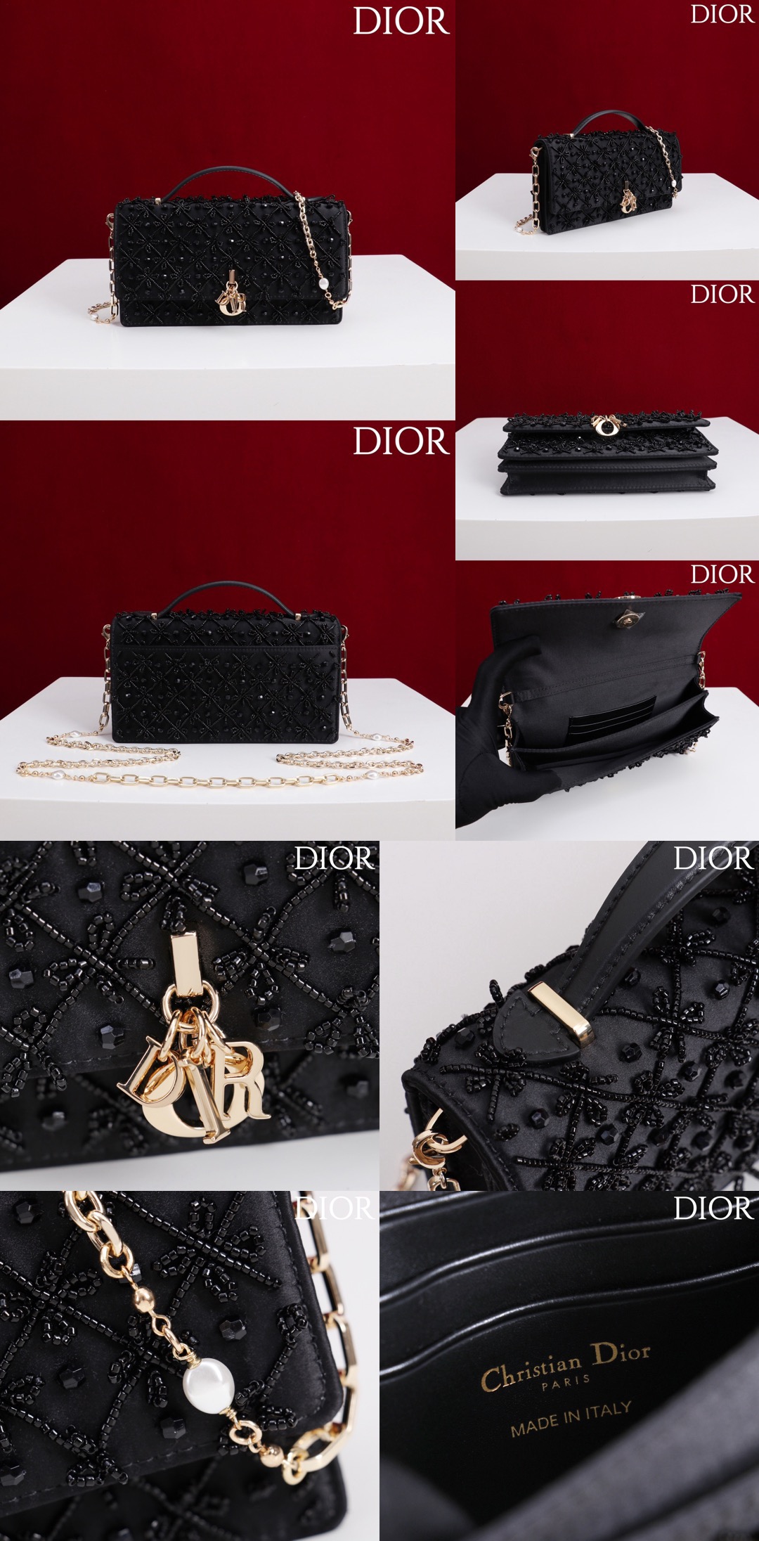 Mini My Dior Bag – Pink Satin - image 9
