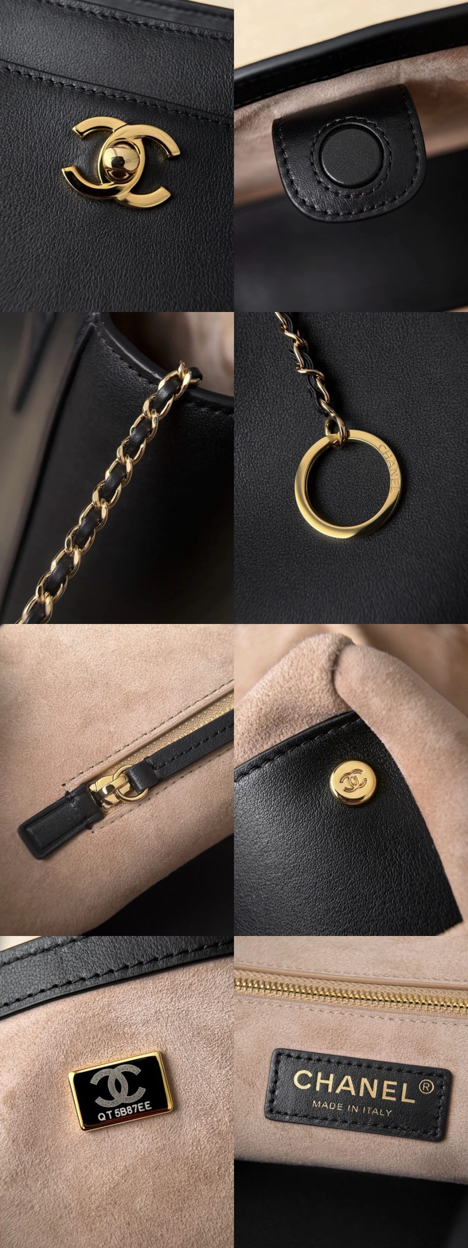 CHANEL Small Shopping Bag Calfskin - image 7