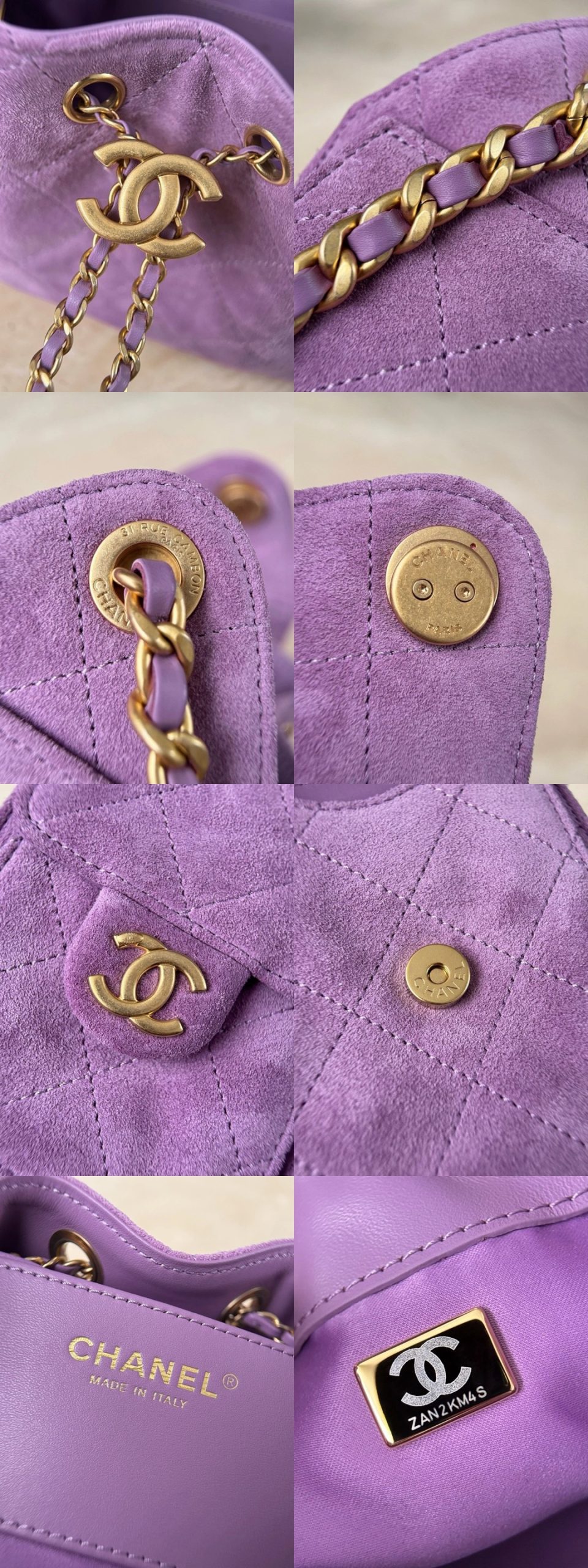 CHANEL 26C MINI Hobobag Suede - image 7