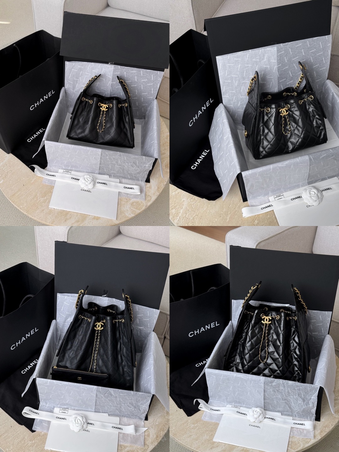 CHANEL 25C Hobo Bag In Black - image 12