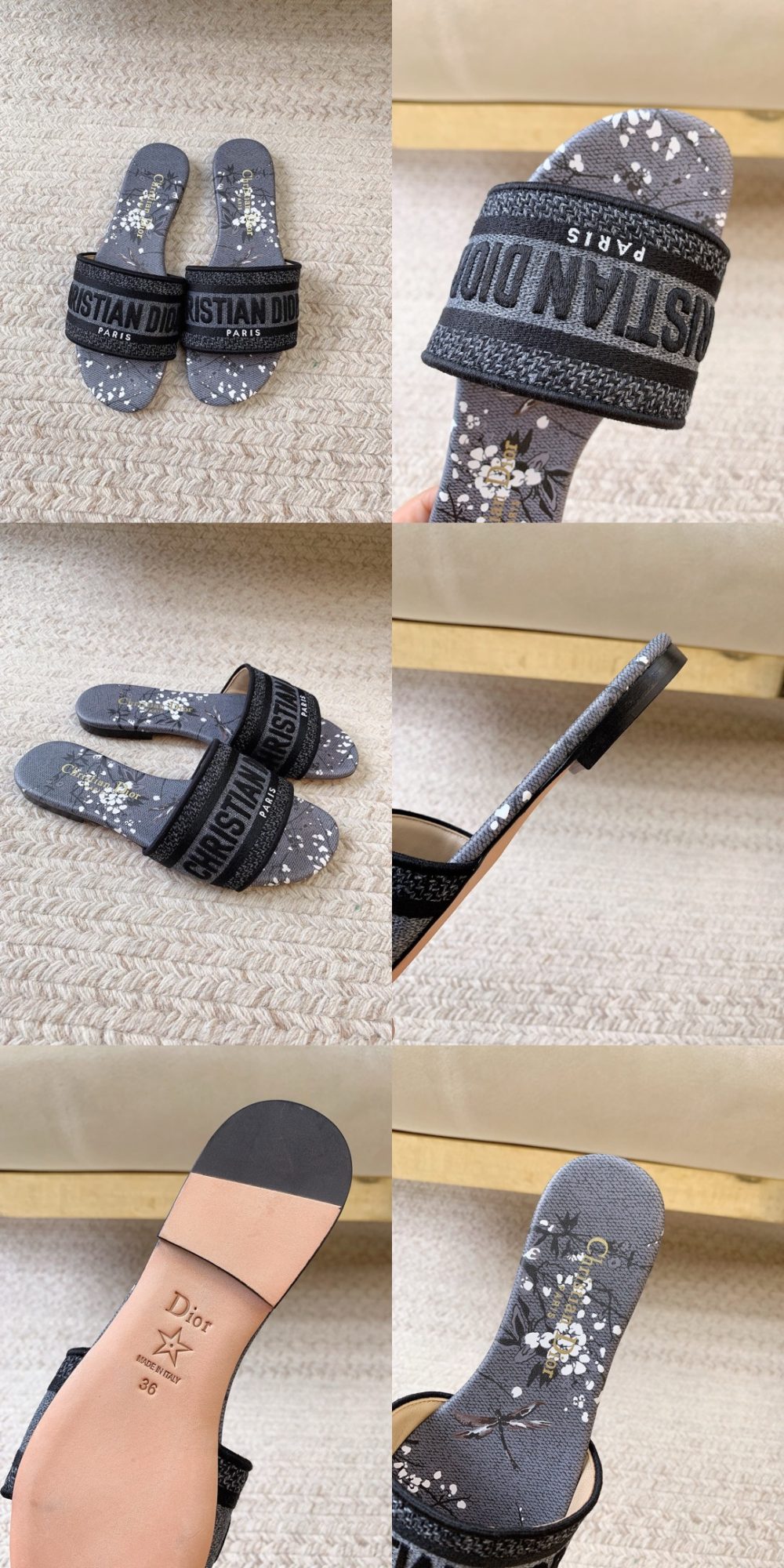 DIOR Dway Slide Rose des Vents Millefiori Motif - image 10