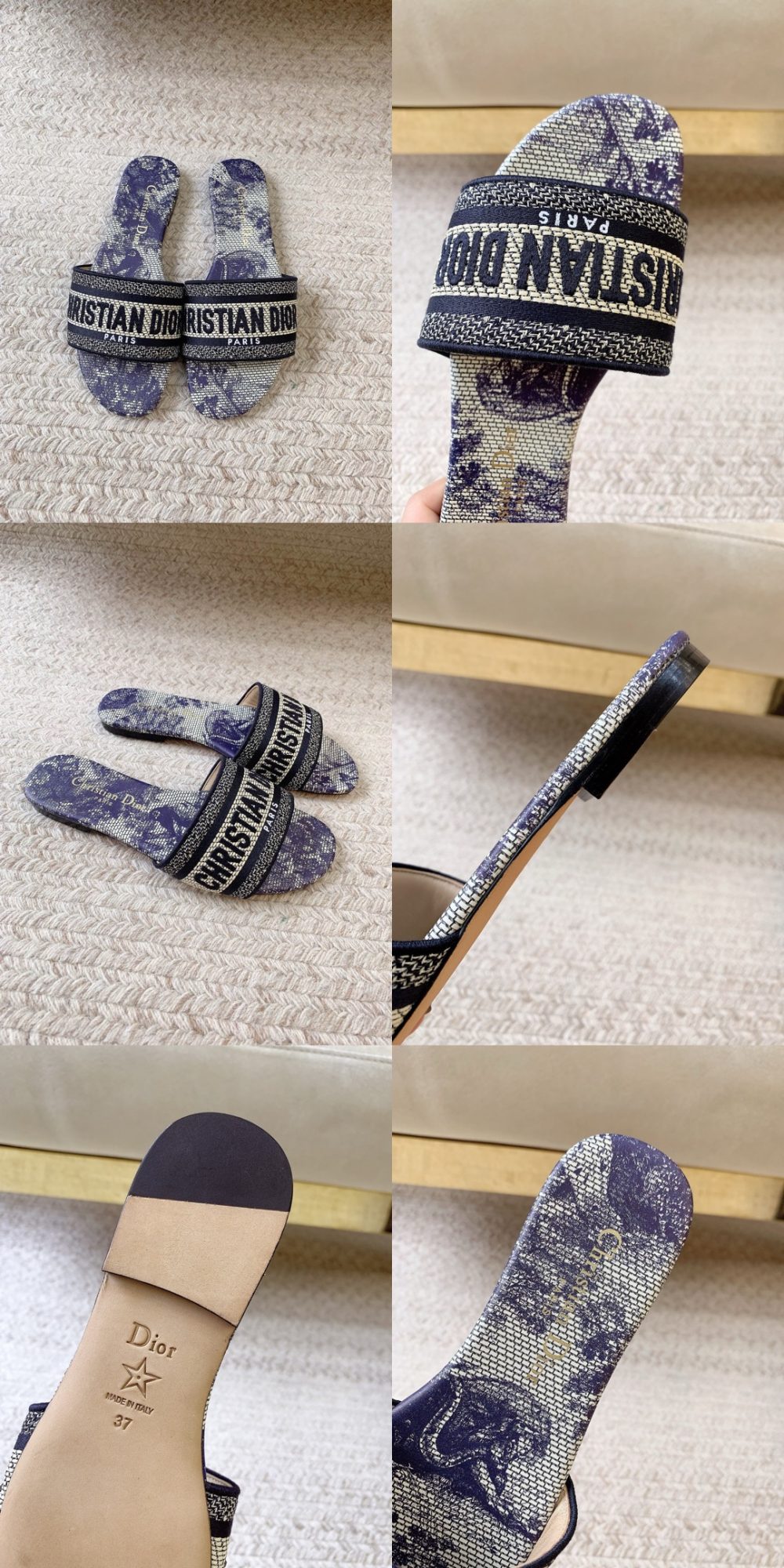 DIOR Dway Slide Rose des Vents Millefiori Motif - image 11