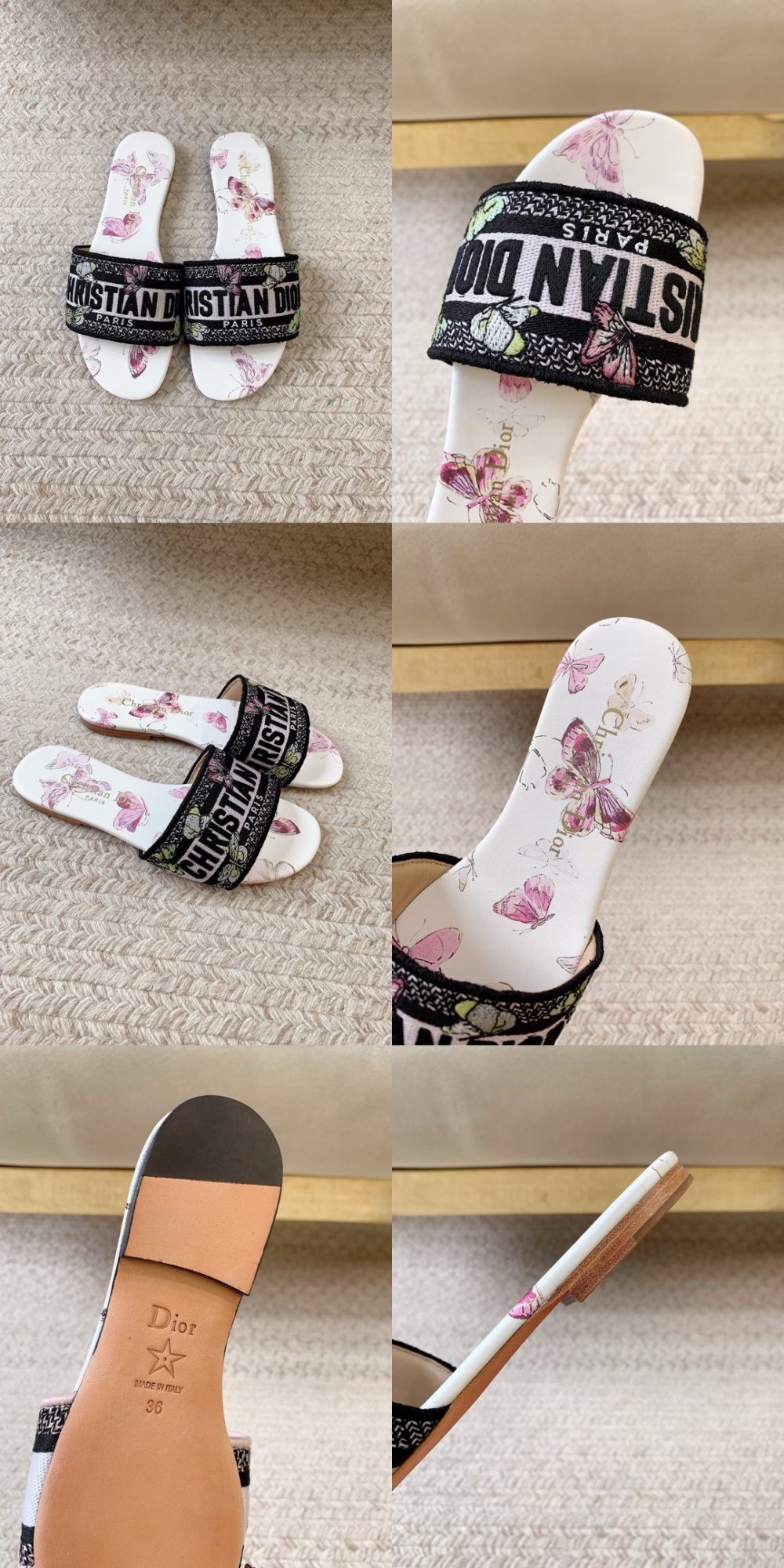 DIOR Dway Slide Rose des Vents Millefiori Motif - image 15