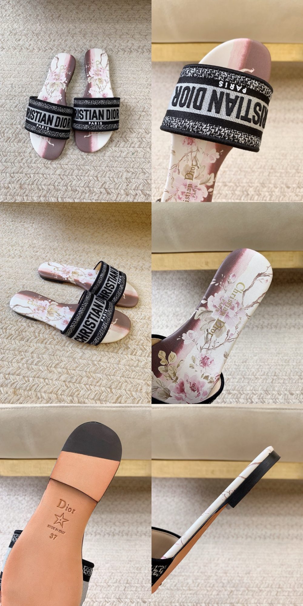 DIOR Dway Slide Rose des Vents Millefiori Motif - image 16