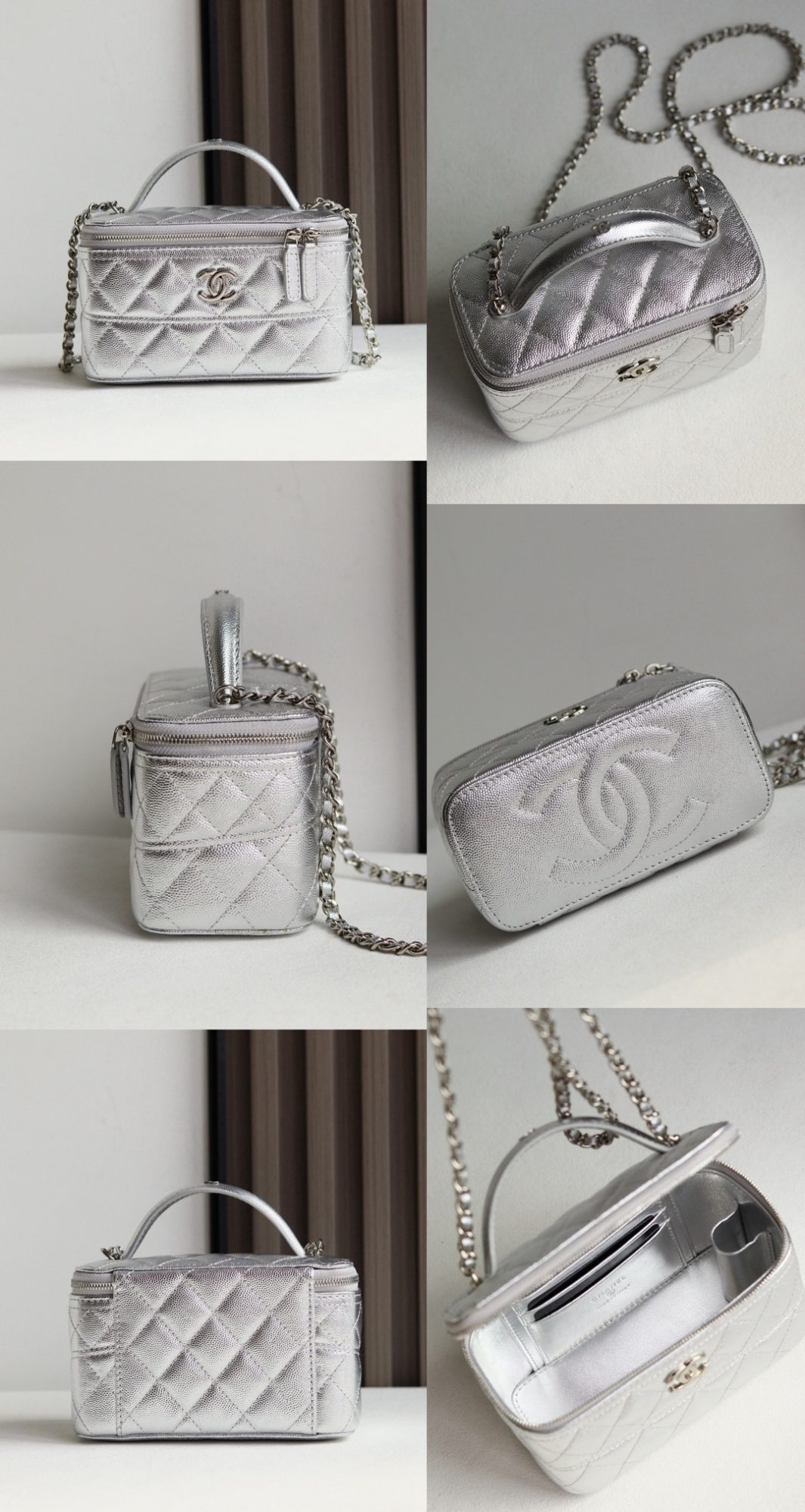 CHANEL 25C Vanity Bag - image 11
