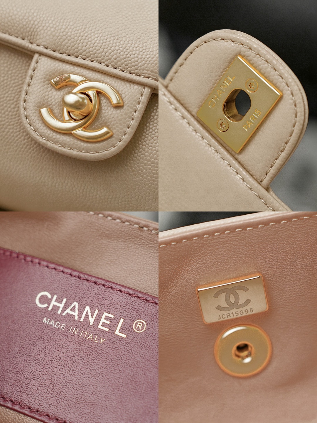 CHANEL Shiny Caviar Preppy Coco Small Bowling Bag - image 8