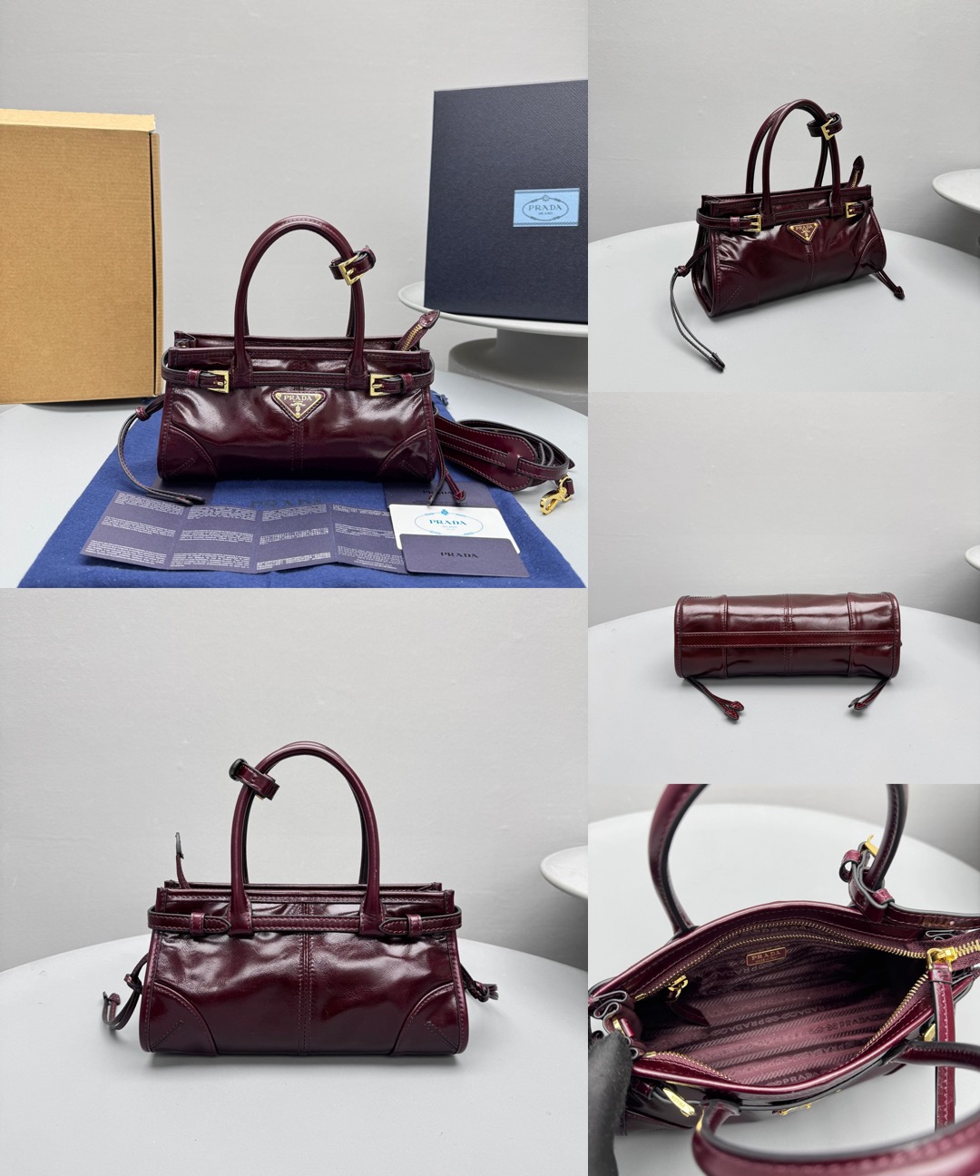 PRADA Bonnie leather mini handbag - image 10