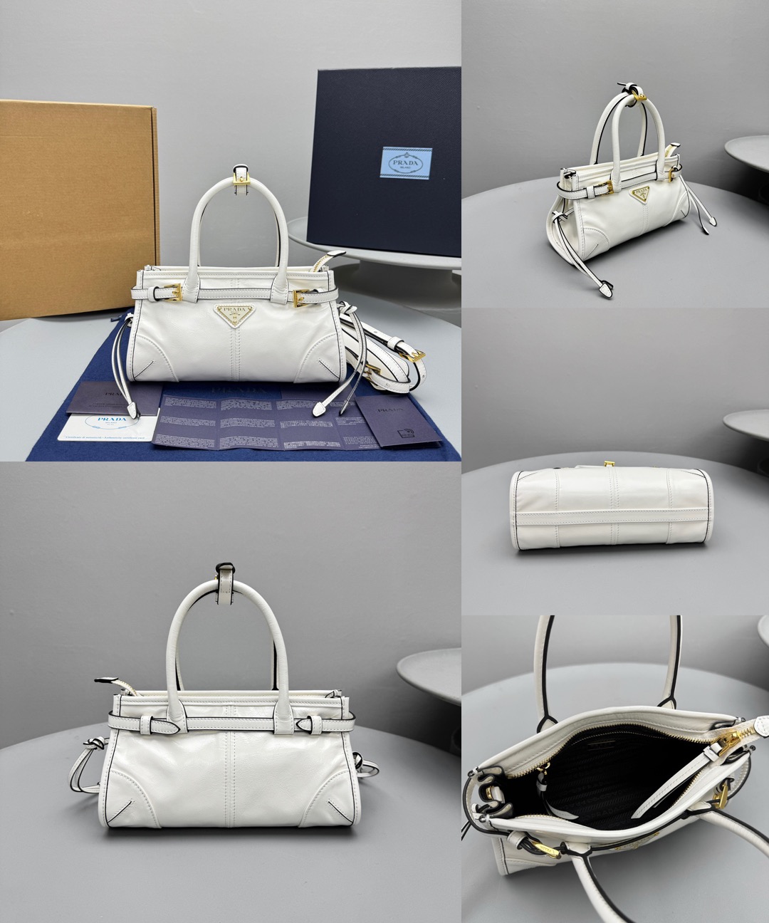 PRADA Bonnie leather mini handbag - image 11