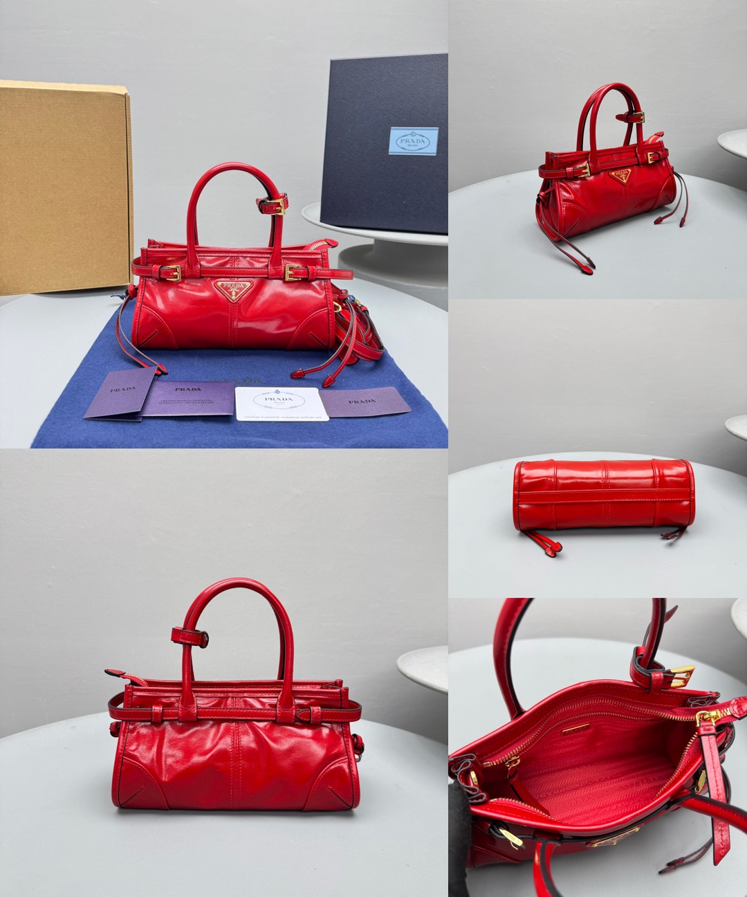 PRADA Bonnie leather mini handbag - image 13