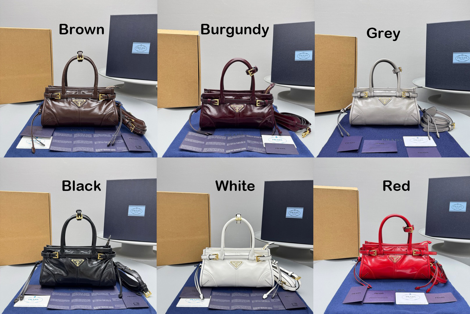 PRADA Bonnie leather mini handbag - image 7