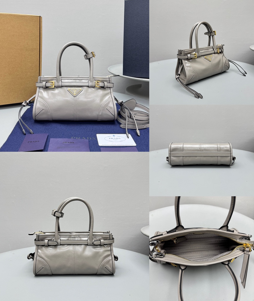 PRADA Bonnie leather mini handbag - image 12