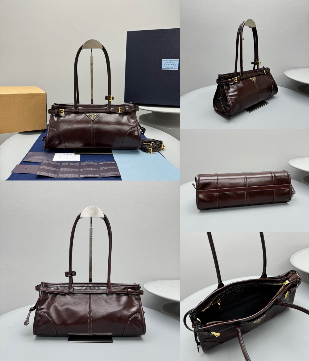 PRADA Bonnie medium leather handbag - image 14