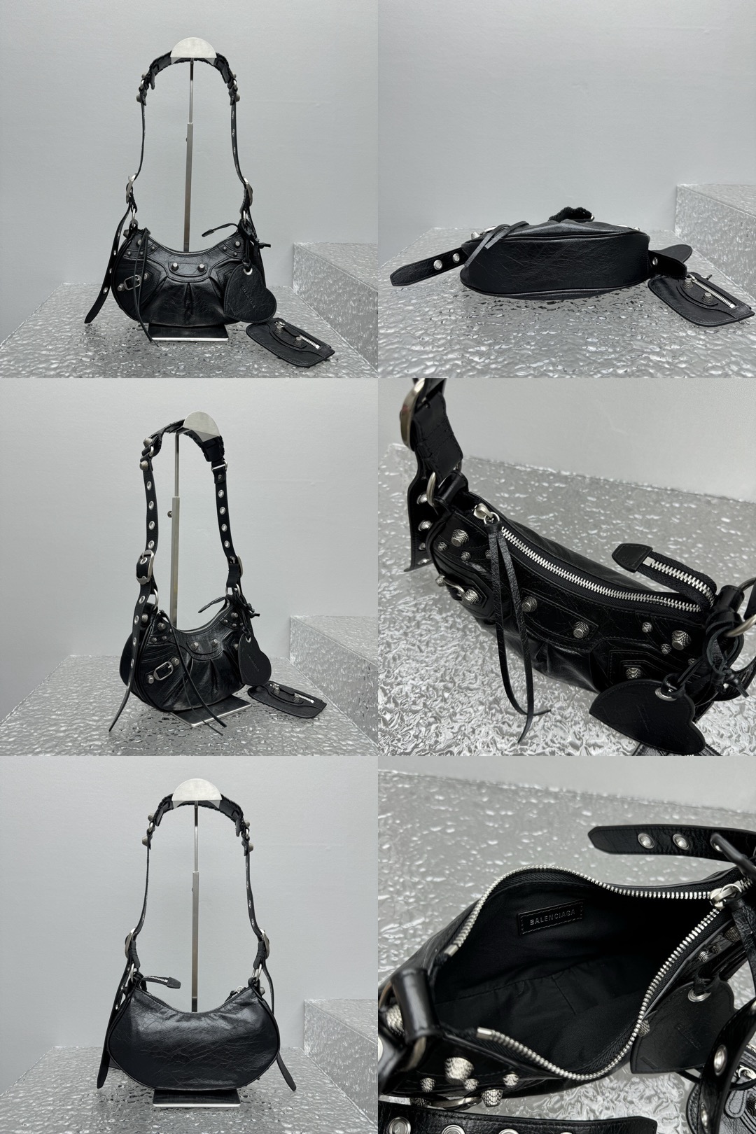 BALENCIAGA Le Cagole Shoulder Bag Small in Black - image 9