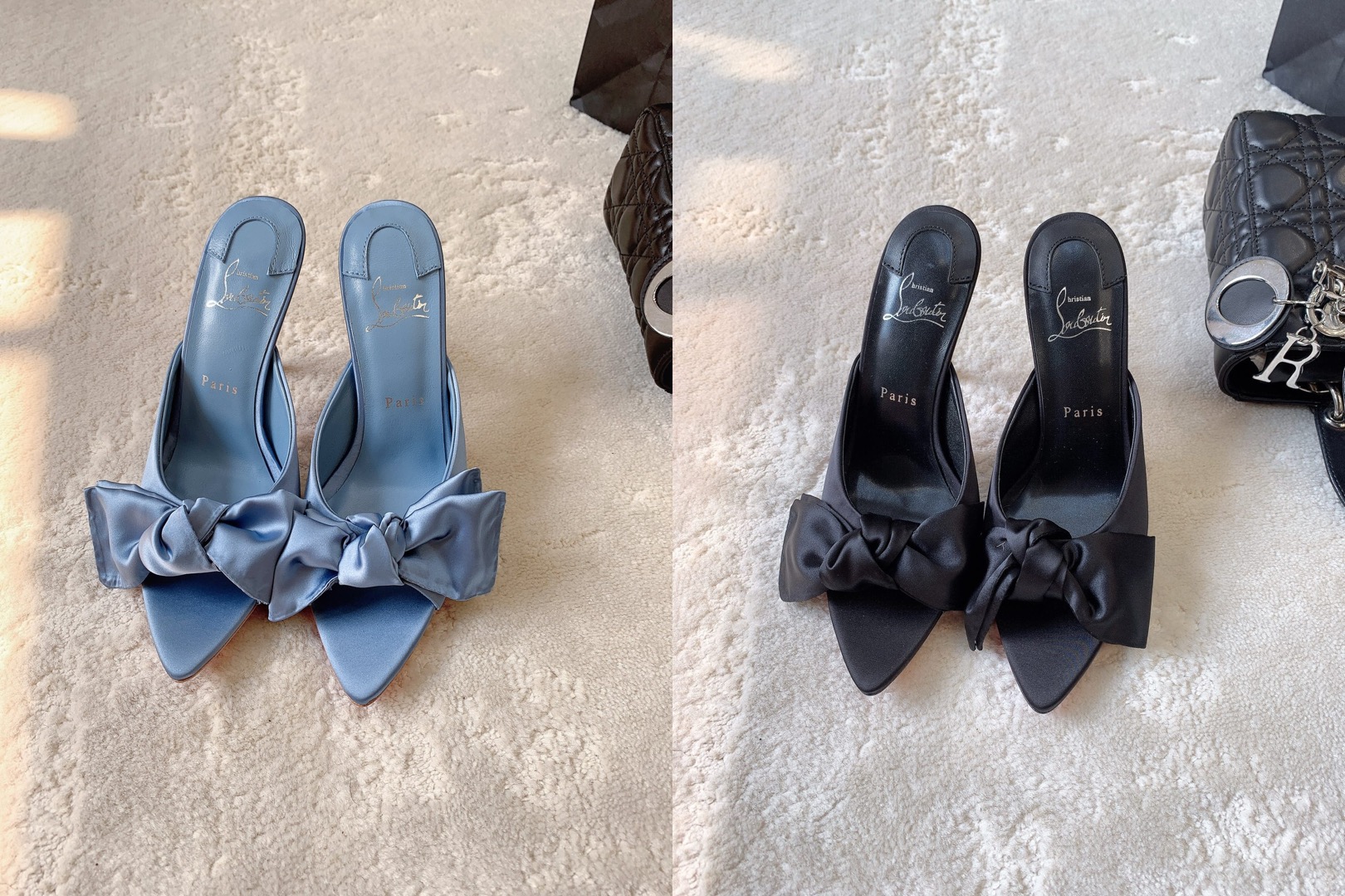 CL Mulazee bow-detail silk taffeta mules - image 10