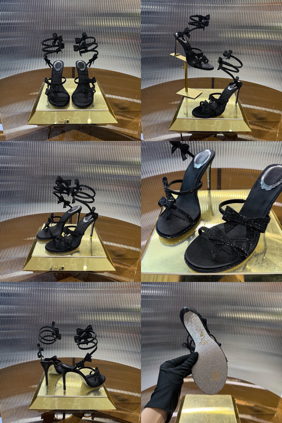 RC 105Mm Cleo Bow-Embellished Sandals - image 10