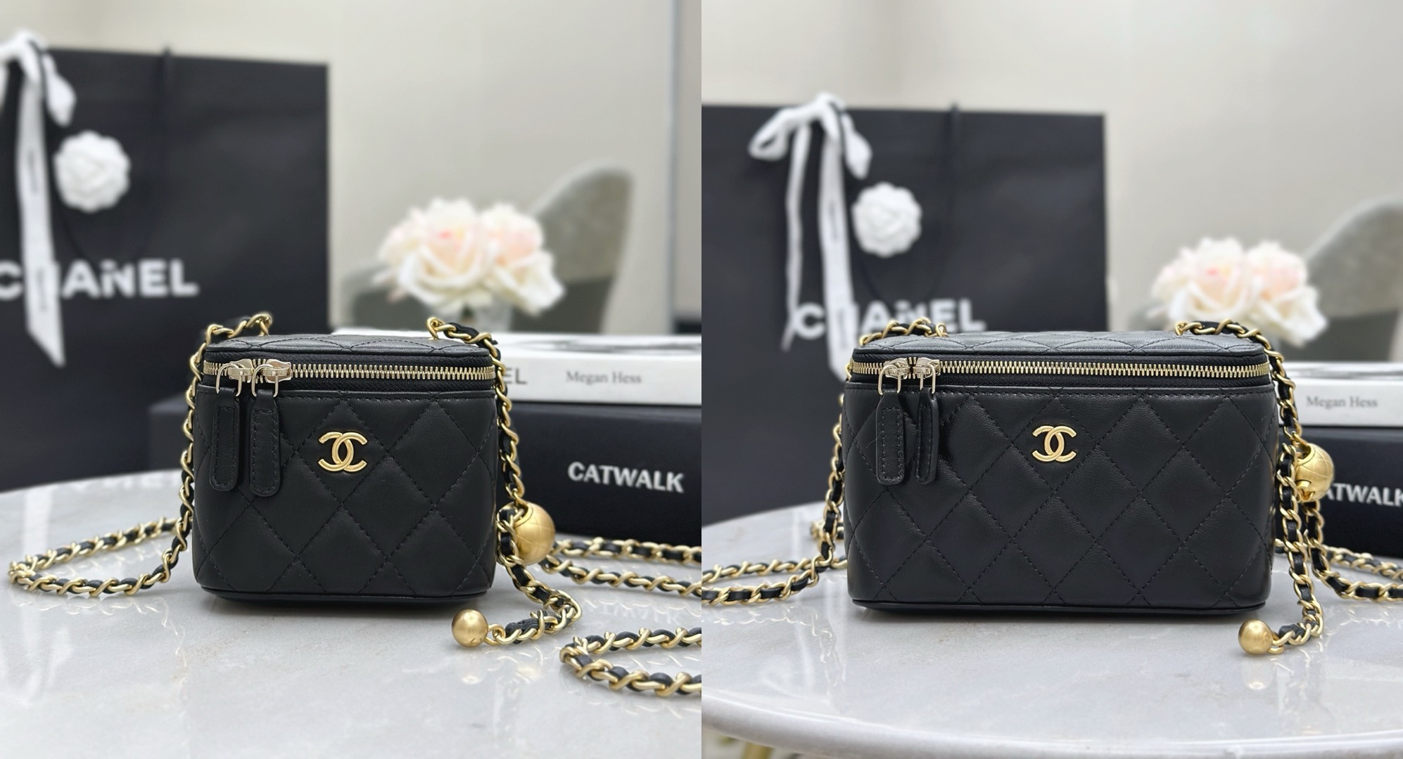 CHANEL 24K Lambskin MINI Vanity Bag - image 8