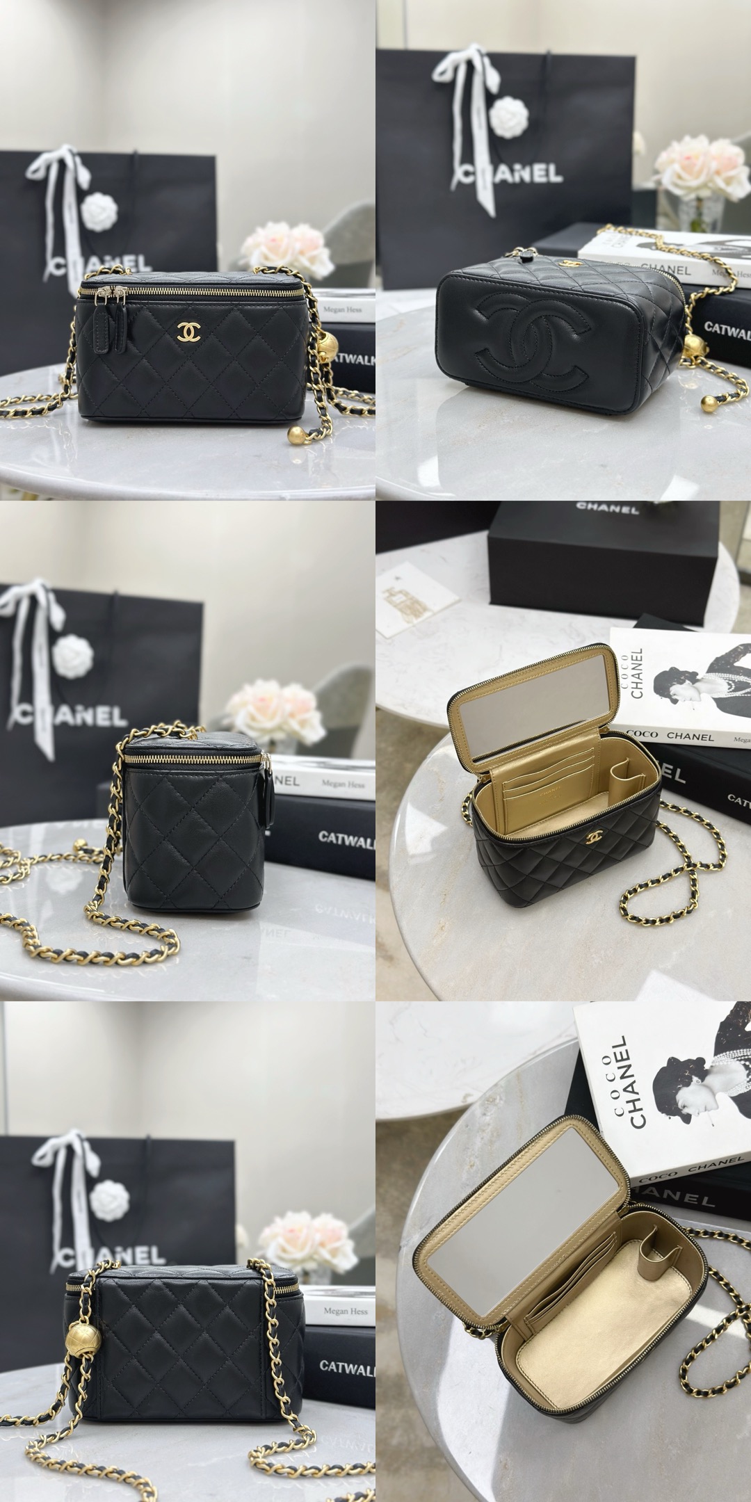 CHANEL 24K Lambskin MINI Vanity Bag - image 10