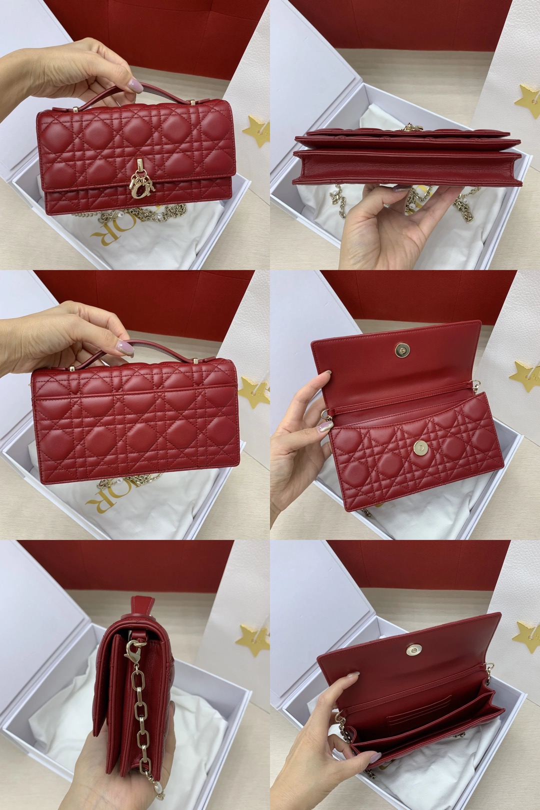 Mini My Dior Bag Powder Beige Cannage Lambskin - image 13