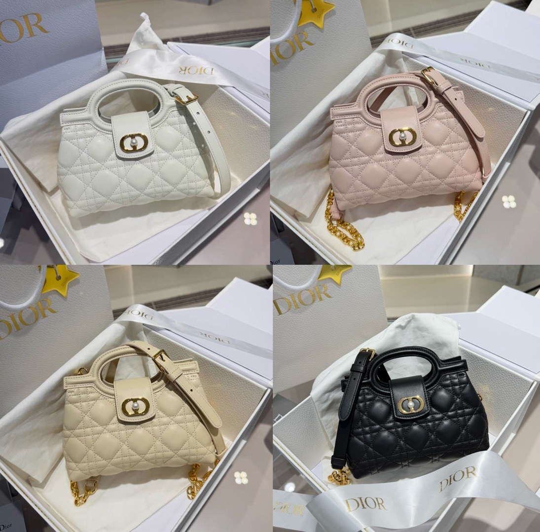 DIOR Jolie Top Handle Mini Bag Cannage Lambskin - image 7